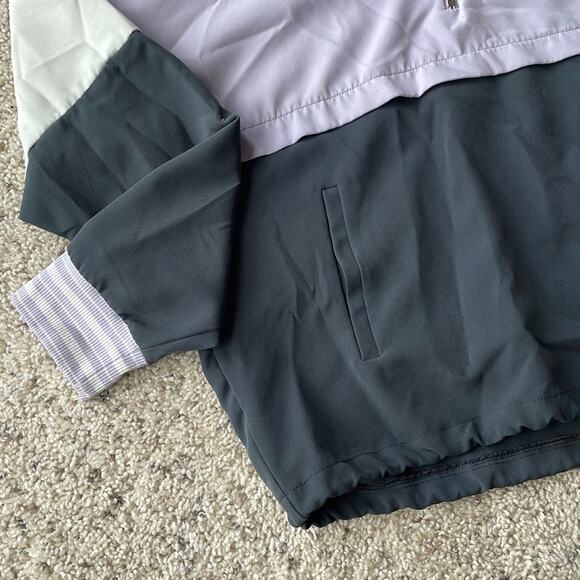 AVIA BARBIECORE Pastel Lavender Quarter-Zip Athletic Pullover Jacket Med - Picture 3 of 5
